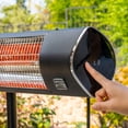 thumbnail image 3 of Kenmore Carbon Infrared 1500W Electric Patio Heater with Tripod and Remote, KH-7E01-BKTP, Black, 3 of 14