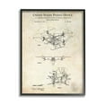 thumbnail image 2 of Stupell Industries Helicopter Aircraft Engine Blueprint Diagram Patent Text Framed Wall Art, 11 x 14, Design by Karl Hronek, 2 of 5
