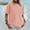 Pink, variant on Idoravan Women's Plus Size Tops Fashion Women Summer Casual Short Sleeve Round-Neck Solid Blouse T-Shirt