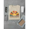 thumbnail image 3 of Retro Sun Kiss Slogan T-Shirt Men -Image by Shutterstock, Male 4X-Large, 3 of 4