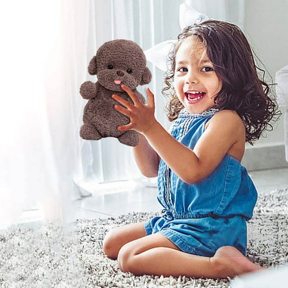 Musatteng Soft Poseable Bear Plush Toy - Huggable Sitting Companion Doll with Durable Design for Kids Ages 3 , Indoor/Outdoor & Car Seat Safe Travel Buddy