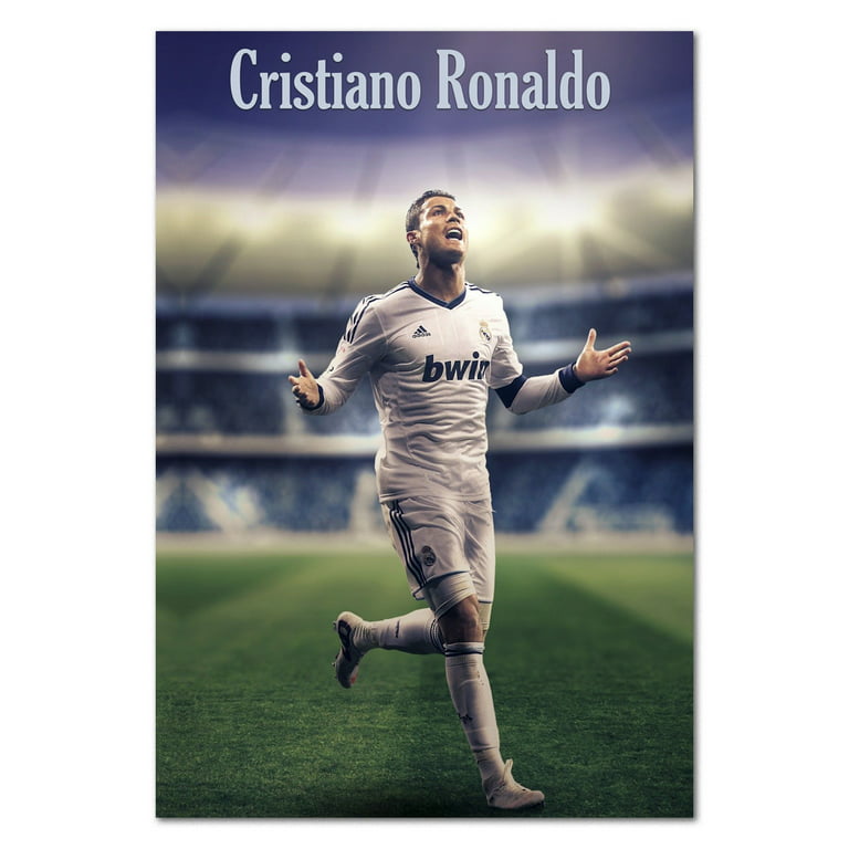 CR7 Cristiano Ronaldo Poster | Soccer Sport Wall Art | Motivational Print  11x17
