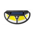 thumbnail image 4 of Advancent 122COB/102LED luz Solar LED lámpara de valla exterior 600lm IP65 impermeable Sensor de movimiento de jardín focos de luz solar alimentados por Iluminación y accesorios 122COB Advancent HA006846-02, 4 of 6