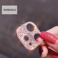 thumbnail image 3 of Southwit Camera Decorations for iPhone 12 Mini Diamond Lens Ring Protector Sticker (Rose), 3 of 5