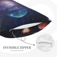 thumbnail image 3 of Naloa Planets Stars And Galaxies1 Pillowcase, Throw Pillowcase, Wrinkle-Free, Stain-Resistant with Hidden Zipper for Bedroom Sofa-20"x30", 3 of 6