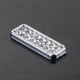 thumbnail image 2 of Emblema Insignia de Rhinestone 3D Perfecl Color Plata 3x1cm, 2 of 8