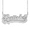 Silver, variant on Personalized Name Necklace