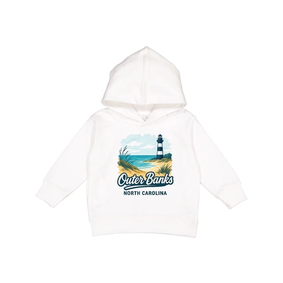 Inktastic Outer Banks North Carolina Beach Scene Toddler Hoodie
