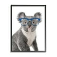 thumbnail image 2 of Stupell Industries Wild Koala Wearing Glasses Animal Animals & Insects Painting Gray Framed Art Print Wall Art, 2 of 5