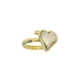 thumbnail image 1 of Anillo para Mujer con Cristal Fino Swarovski en forma de Corazon, Bañado en Oro 14k, Anillo Elegante y Brillante-Aretes de Mujer de Moda, Joyería para Mujer de Moda, Regalo especial Ortiz Espinosa Temporada, 1 of 2