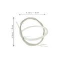 thumbnail image 2 of BRIGHTFUFU Guitares en Nylon Premium pour Instruments Acoustiques avec Réglage Précis et Design Durable, 2 Ensembles, Blanc, 2 of 8