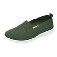 thumbnail image 2 of Women‘s Comfort Walking Shoes, Cushioned Arch Support with Flexible Sole, Lightweight Casual Shoes for Standing Work, Shopping, and Travel. Green 37, 2 of 4