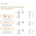 thumbnail image 5 of Gold Stud Earrings Set for Women, Trendy Cross Earrings 3 Pairs for Multiple Piercing Sensitive Ears, Hypoallergenic Dainty Earrings with 14k Gold Plated Jewelry Gift, 5 of 5