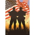 thumbnail image 3 of Briarwood Lane American Heroes Patriotic House Flag, 3 of 4