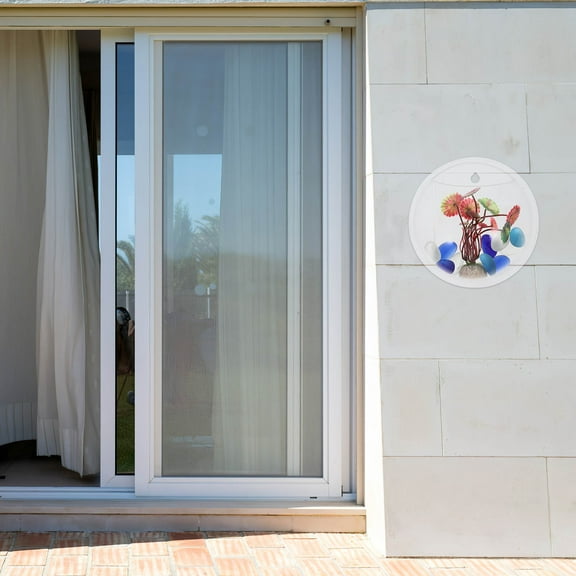 WRITWAA 1Pack Wall Mount Aquarium Fish Tank with Transparent Acrylic Finish