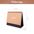 thumbnail image 2 of Homoyoyo Kraft Paper Desk Calendar Desktop Ornament Daily Planner for Home and Office Use 1 Piece, 2 of 6