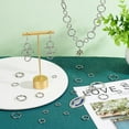 thumbnail image 5 of 1 Box 304 Stainless Steel Open Jump Rings with Brass Rings Antique Bronze & Stainless steel Color 103x17mm 180pcs/box, 5 of 8