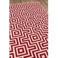 thumbnail image 2 of Momeni Baja 5'3" X 7'6" Transitional Rug in Red, 2 of 5