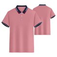 thumbnail image 3 of Garbnen Men's Polo Shirt Short Sleeve Collared Henley T Shirts for Men Lightweight Breathable Casual Office Summer Outdoor Golf Shirt Men XXL, 3 of 7