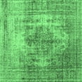 thumbnail image 1 of Ahgly Company Indoor Square Abstract Emerald Green Contemporary Area Rugs, 8' Square, 1 of 4