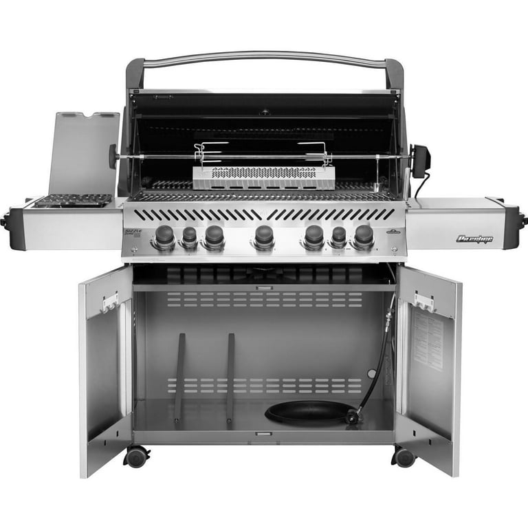 Napoleon Prestige 665 BBQ Natural Gas Grill with Infrared Rear and Side Burners Walmart