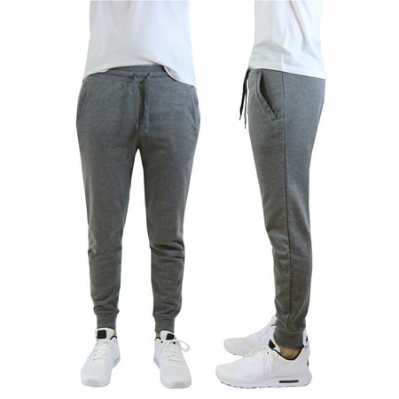GBH Men's Fleece Jogger Sweatpants With Zipper Pockets - Walmart.com