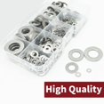 thumbnail image 4 of 910 Pcs/200 Pcs Entretoise Plate en Acier Inoxydable Kit de Fixation pour Laveuse en Métal, 4 of 7