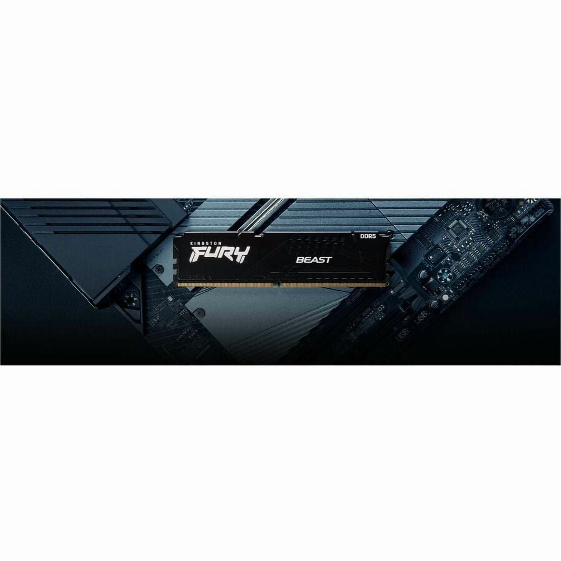 Kingston 32GB (2x16GB) DDR5 6000MT/s CL30 FURY Beast Black XMP