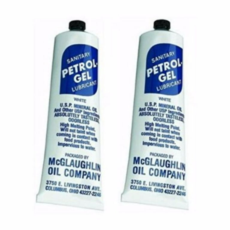 2 Pack) Petrol Gel Safe Food Grade Equipment Lubricant, Lube, Grease for  Lubrication (2/4 oz. Tube) - Walmart.com