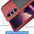 thumbnail image 2 of Gorilla Aluminum Metal Samsung Galaxy S23 Plus Case (Red) Heavy Duty Military Grade Shockproof and Scratch Resistant Protection, Rugged Outdoor Travel, 2 of 5