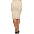 thumbnail image 3 of Women's Casual Solid Color Office Wear Pencil Skirt, 3 of 4