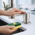 thumbnail image 6 of Blossom Kitchen and Bathroom Soap Dispenser with Brushed Nickel Finish – Modern Countertop Soap Dispenser, 6 of 6