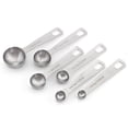 thumbnail image 1 of 6Pcs 430 Stainless Steel Measuring Spoons Set - Kitchen Aid Metal Spoons, Measuring Tiny Dry and Liquid Ingredients, 1 of 8