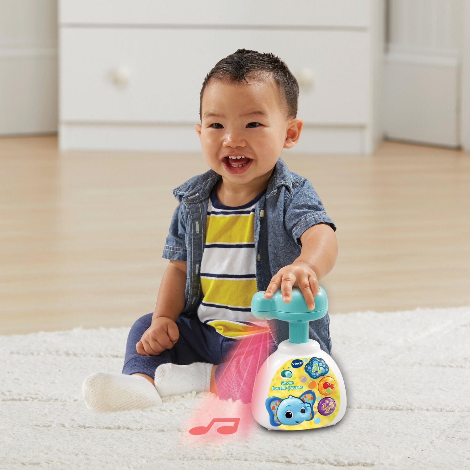 VTech Learning Lights Sudsy Soap™ - French Version, 12-36 Months