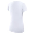 thumbnail image 3 of Women's G-III 4Her by Carl Banks White Miami Marlins Super-Slim Fit Lightweight Team Logo Graphic V-Neck T-Shirt, 3 of 5