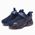 thumbnail image 6 of Zuwimk Boys Girls Kids Sneakers Running Athletic Shoes Breathable,Comfortable,Non-slip,Easy wear,Casual fashion,sport,Little/Big Kid(Dark Blue,11.5-12 Years), 6 of 9