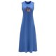 thumbnail image 1 of Vestido largo de verano para mujer, vestido de primavera suave y suelto con cuello redondo para desplazarse por la calle , SG, 1 of 7