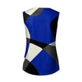 thumbnail image 4 of Fiudx Liquidación de Ahorros de Verano Camisetas Sin Mangas de Encaje con Estampado para Mujer, Camisetas Sin Mangas con Empalme de Cuello Redondo, Camiseta Ligera y Cómoda Delgada, 4 of 5