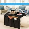 thumbnail image 2 of Bewildely El práctico organizador gris del reposabrazos del sofá para un fácil acceso a los elementos esenciales protege la bolsa colgante de Decoración del hogar gris, 2 of 6