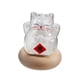 thumbnail image 4 of Tarro de cristal con forma de gato de la suerte, bonito, decorativo, creativo, transparente, mini. Estilo A, 4 of 9