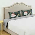 thumbnail image 3 of Yayeee Pillowcase Standard Size Set of 2 Satin Wrinkle Resistant Pillow Case, Whimsical Christmas, 3 of 8