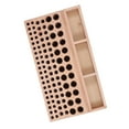 thumbnail image 4 of Leathercraft Tool Holder, Wooden Leather Tool Holder Multipurpose Gift  For Paint Brushes, 4 of 8