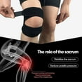 thumbnail image 4 of Patella Knee Strap, Adjustable Knee Brace For Men & Women, Knee Joint Pain Prevention & Relief & Patella Stabilizer Support For Running, Riding, Footb, 4 of 4