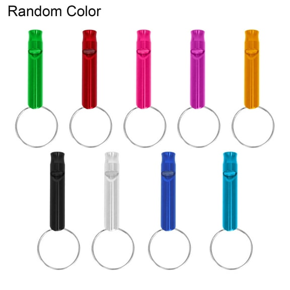UDIYO 5Pcs/Set High Pitch Creative Whistle Aluminum Alloy Practical Clear Sound Safety Whistle for Outdoor Sport