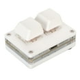 thumbnail image 4 of Teclado mecánico mini de 2 teclas para juegos, personalizado, con eje rojo y LED RGB para juegos, oficina y multimedia., 4 of 14