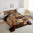 thumbnail image 3 of Manfei Wild Mallard Bedding Comforter Set,Rustic Farmhouse Cabin Twin Comforter Sets,Autumn Maples Leaf Bedding Set For Boys Kids,Super Cozy Room Decor Reversible,2pcs, 3 of 8