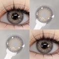 thumbnail image 1 of AMARA 1 Par De Lentes De Contacto Coloridos , Estilo Popular , Suaves De Uso De 1 Año De Lente Fáciles De Usar Marrón Azul , (COD Y Entrega Rápida), 1 of 4