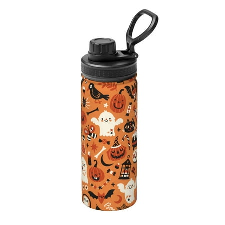

Gaeub Halloween 2 Print Stainless Steel Water Bottle 18oz Sports Insulated Kettle for Women Men Suitable as a Gift