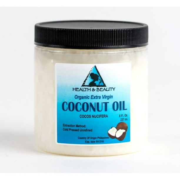 COCONUT OIL EXTRA VIRGIN UNREFINED ORGANIC COLD PRESSED RAW PURE by H&B