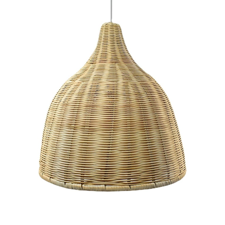 Wicker lampshade cheap